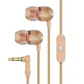 Produktbild: Marley House of Kopfhörer mit Kabel 'Smile Jamaica'- In-Ear Kopfhörer mit Mikrofon, 1-Knopf Steuerung & Geräuschisolierung, inkl. 2 Gel-Aufsätzen und verwicklungsfreies Kabel (Copper/Roségold)