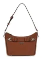 Produktbild: GUESS Gregoria Top Zip Shoulder Bag Umhängetasche Tasche Cognac braun Neu