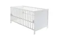 Produktbild: roba® Babybett 70 x 140 cm, Gitterbett, 3-fach höhenverstellbar, umbaubar zum Juniorbett
