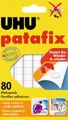 Produktbild: UHU patafix Klebepads, weiß, 80 Stück 187806