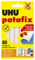 Produktbild: UHU patafix, wieder ablösbare und verwendbare Klebepads, weiß, 80 Stück
