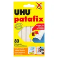 Produktbild: UHU Klebepads patafix Klebegummis Klebeknete, 80 Stück wieder ablösbar, weiß