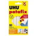 Produktbild: (0,05€/Stück) UHU patafix 80x Klebepads 10 x 12 mm wiederverwendbar 48810