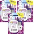 Produktbild: 3x Febreze 3 Volution Duftstecker Amethyst Blütentraum Starterset