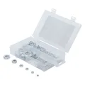 Produktbild: Sechskantmutter Sortiment 150tlg M3 M4 M5 M6 M8 M10 verzinkt 6kant Mutter Set