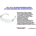 Produktbild: 3m - Virtua Ap Schutzbrille Farblos