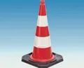 Produktbild: Leitkegel TL H.500mm BAST ,2 Streifen G. 3,20 kg,33x33 cm
