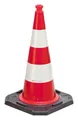Produktbild: Moravia MORION-Reflexkegel-EU 500 Typ A rot-weiss reflektierend - 350.27.508