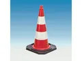 Produktbild: 350.27.508 Leitkegel TL  Höhe 500 mm BAST geprüft, 2 Streifen 33 x 33 cm