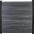 Produktbild: GroJa Steckzaun Solid Quadratisch 180 x 180 x 1,9 cm Steingrau