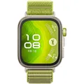 Produktbild: Huawei Watch Fit 4 Pro Sportuhr mit Nylonarmband grün