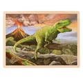 Produktbild: goki Rahmenpuzzle Einlegepuzzle T-Rex Puzzle Holzpuzzle, 96 Puzzleteile, Holz-Puzzleteile