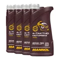 Produktbild: MANNOL 7830 4-Takt Motorbike 20W-50 HD Motorradöl, API SN, 4x1 Liter