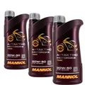 Produktbild: Motoröl 20W-50 Mannol 4-Takt Motorbike HD 3x1 Liter