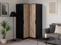 Produktbild: Beautysofa Eckschrank LIVO mit 2 Drehtüren, 2 Kleiderstangen und Regale, (Zur Auswahl in zwei modernen Farbkombinationen) Breite: 108 cm