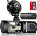 Produktbild: abask J05 Dashcam Auto 1080P Dash Cam Vorne Innen mit 32GB SD-Karte, 310° Wei...