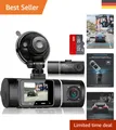 Produktbild: Abask Dashcam 1080P: Sicherheit mit 310° Weitwinkel und einfache Installation