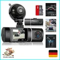 Produktbild: Abask J05 Dashcam Full HD 1080P Auto Innen- und Außenkamera mit 32GB SD-Karte...