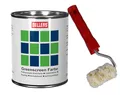 Produktbild: OELLERS Greenscreen Farbe, 375ml, Chroma Blau, professionelle Studio- &Wandfarbe - Perfekt für Studioaufnahmen, Videoproduktionen und Fotosessions. Inkl. Farbroller