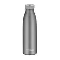 Produktbild: Isolier-Trinkflasche Thermoflasche Steingrau matt Edelstahl 18/8 500 ml