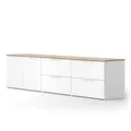 Produktbild: Vicco Wohnwand Wido, Weiß/Sonoma, 3 Teile