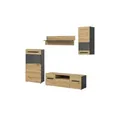 Produktbild: Wohnkombination  Ventos , holzfarben , Maße (cm): B: 253 H: 196 T: 40.0