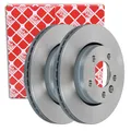 Produktbild: 2x FEBI BILSTEIN Bremsscheibe Bremsscheiben Satz Bremsen Hinten 28682