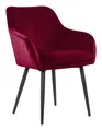 Produktbild: SalesFever Esszimmerstuhl - Samt Rot - 396100