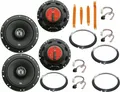 Produktbild: JBL Set für Ford Focus DYB Bj 10-20 Tür vorne hinten Bügel 700 Watt