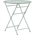 Produktbild: Beliani - Gartentisch Grün Metall Rund Zusammenklappbar Balkon Terrasse Garten Romantisch