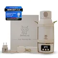 Produktbild: BEBELUX V2 Lux Mommy Kit Babyflaschenwärmer – Die ultimative Geschenkbox für Dich & Deine Liebsten | In 2 Min perfekt temperiert | 15 Flaschen pro Ladung | BPA-frei & Sterilisation bis 100 °C (Beige)