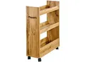 Produktbild: Kesper Allzweckwagen, Eiche, Holzwerkstoff, 3 Fächer, 22x78x60 cm, FSC 100%, Esszimmer, Barmöbel, Barwagen