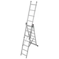 Produktbild: Krause Corda Aluminium-Vielzweckleiter 3x7 Sprossen