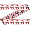 Produktbild: Absperrband zum 40. Geburtstag