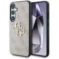 Produktbild: Handyhülle Galaxy S25 Guess Kunstleder rosa Logo goldfarben OVP beschädigt
