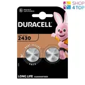 Produktbild: 2 Duracell Cr2430 Lithium-Batterien 2Bl 3V Knopfzellen Dl2430 Ecr2430 Exp 2033 N