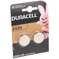 Produktbild: Duracell Batterie Lithium, Knopfzelle, CR2430, 3V Electronics, Retail Blister (2