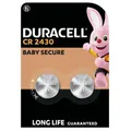 Produktbild: Duracell Knopfzelle CR 2430 3 V 2 St. 300 mAh Lithium DL2430