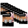 Produktbild: 10x Duracell Knopfzelle Lithium CR2430 3V Batterien 2er Blister CR 2430