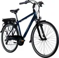 Produktbild: Agon Avesa E Bike Trekkingrad Damen Herren ab 155 cm mit Nabenmotor Pedelec Trekking Fahrrad mit 21 Gang und Beleuchtung StVZO