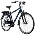 Produktbild: AGON Avesa E Bike Trekkingbike Herren oder Damen 28 Zoll 155-185 cm Pedelec Elektrofahrrad mit Ananda Motor 25 km/h (dunkelblau, 48 cm)