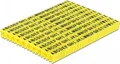 Produktbild: Delock Kabelmarker Clips A-Z gelb 260-teilig (18303)