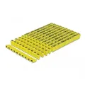 Produktbild: Delock Kabelmarker Clips A-z 260-teilig, Kabelclip, Gelb