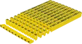 Produktbild: DELOCK 18303 - Kabelmarker Clips A-Z gelb 260-teilig