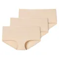 Produktbild: Schiesser Damen 3 Pack Panty Shorts Bio Baumwolle-95/5 Organic Unterwäsche, Haut_174392, 46 (3er Pack)
