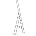 Produktbild: Drabest | Leiter - Trittleiter 3x13 Stufen, Klappleiter - Tragfähigkeit 150 kg - Alu Leiter, Treppenleiter, Anti-Rutsch-Füße, Arbeitshöhe 8,61m