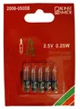 Produktbild: Lämpchen für Konstsmide Miniatur-Lichterkette 2,5V, 0,25, klar, 5er Set 2006-050