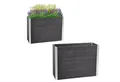 Produktbild: TRUTZHOLM Hochbeet Pflanzkasten lang 117 x 41,5 x 84,5 cm Holzoptik bis 226 Liter