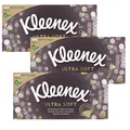Produktbild: 3x 64 Kleenex Ultra  Soft Taschentücher Box schützt vor Hautirritation 20 x 20cm