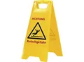 Produktbild: Sprintus Warnschild-Aufsteller Rutschgefahr, Höhe 620 mm, VE 10 Stk, gelb